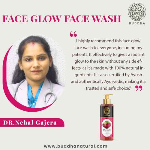 Buddha natural Face Glow Face Wash - recommended by Dr. Nehal Gajera