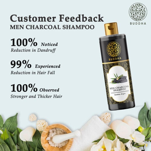 Buddha Natural Men Charcoal Shampoo - customer feedback