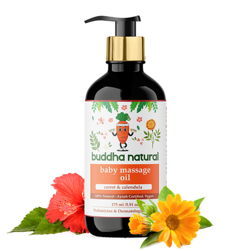buddha natural baby massage oil main image