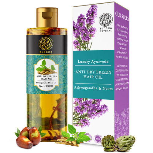 Buddha Natural Anti Dry Frizzy Hair Oil Main Image