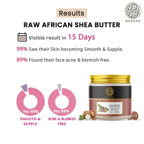 African Shea Butter Unrefined 100% Pure Raw - visible result in 15 days