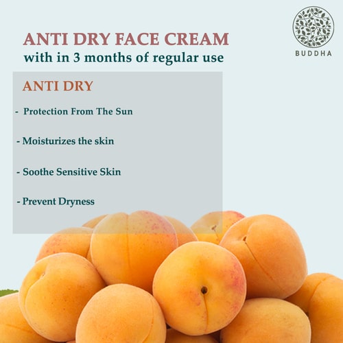Buddha Natural Anti Dry Face cream - 3 months regular use
