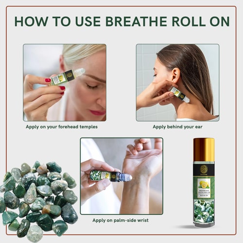 Breathe Easy Moosagate Stone RollOn - how to use