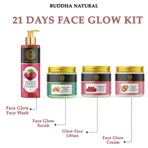 Buddha Natural 21 Day Face Glow Facial Kit  - combo pack consist of
