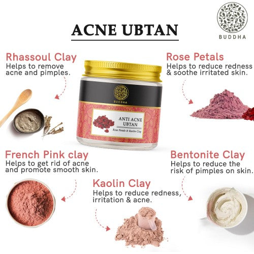 buddha Natural acne Utan - benefits