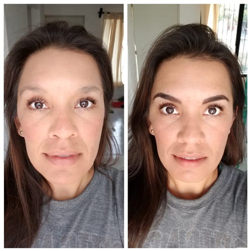 Buddha Natural Eyebrow Growth Serum Oil - before and after use 