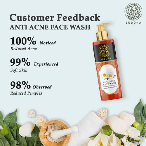 buddha Natura Anti Acne Face Wash - customer feedback 