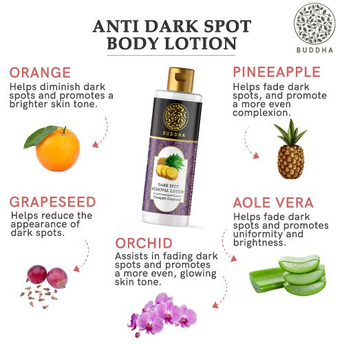 buddha natutal dark spot body lotion