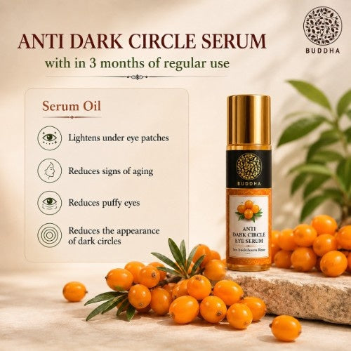 Buddha Natural Anti Dark Circle Eye Serum Results with in 3 Month of Regular Use 