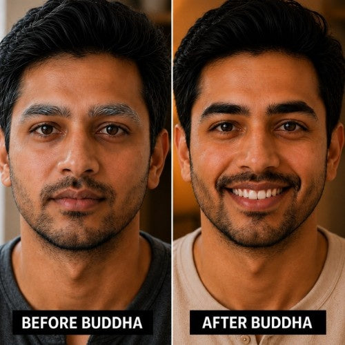 Buddha Natural Anti Grey Eyebrow Serum Male Testimonial Before After 