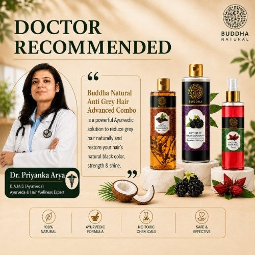 Dr. Priyanka Arya Recommend Anti Grey Hair Combo