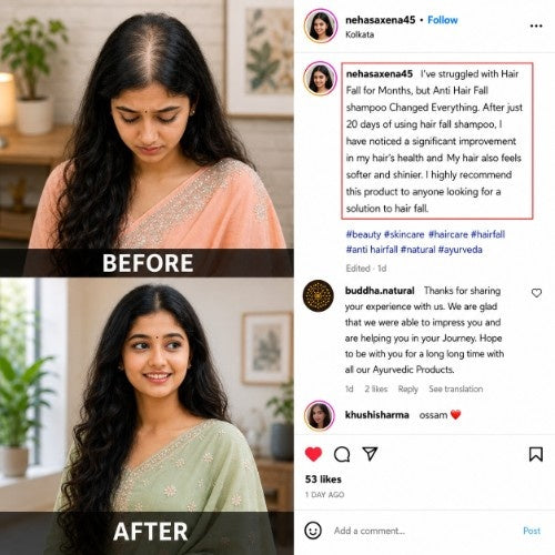 Honest Online Review of Buddha Natural Anti Hair Fall Shampoo 
