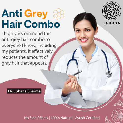 Buddha Natural Anti Grey hair combo doctor image