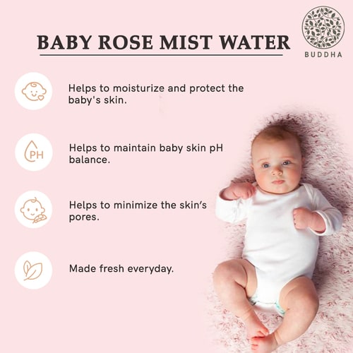 Buddha Natural Baby Rose Mist Water - benefits
