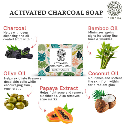Buddha Natural Bamboo Charcoal Soap Ingredients