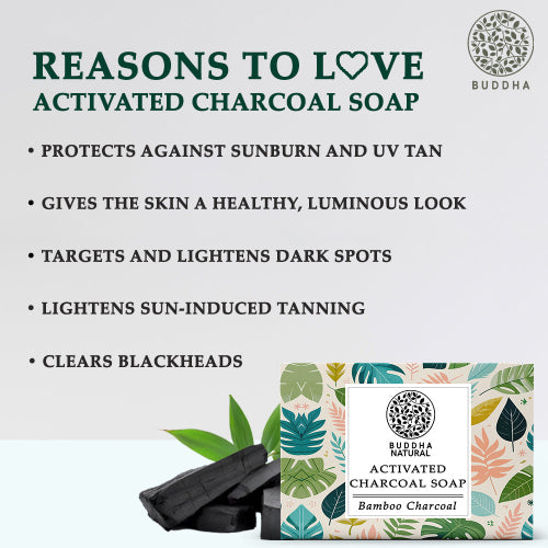Buddha Natural Bamboo Charcoal Soap Reasons to love