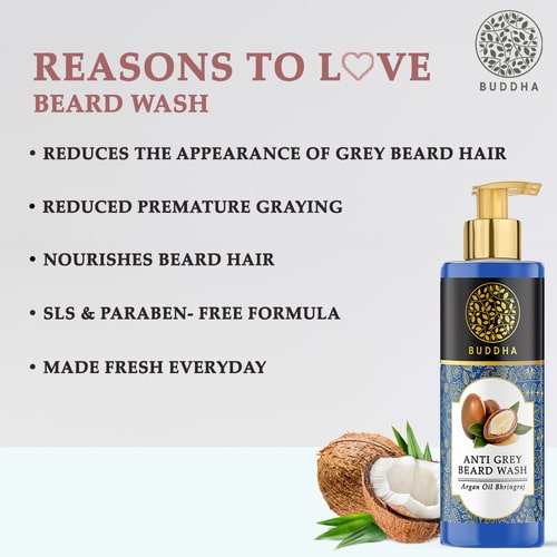 Anti gray beard wash 