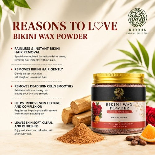 Buddha Natural Bikini Wax Powder Reasons To Love