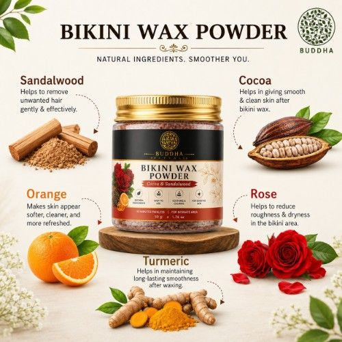 Buddha Natural Bikini Wax Powder Ingredients