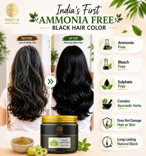 Buddha Natural Black hair Color Ammonia Free