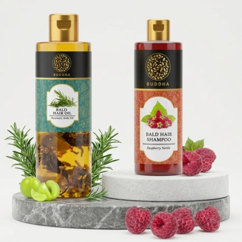 Buddha Natural Bald Hair Oil And Bald Hair Shampoo combo