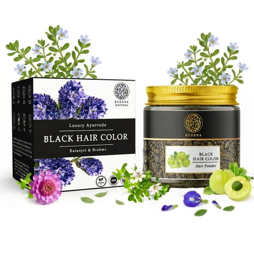 Black Hair Color Powder Main Image