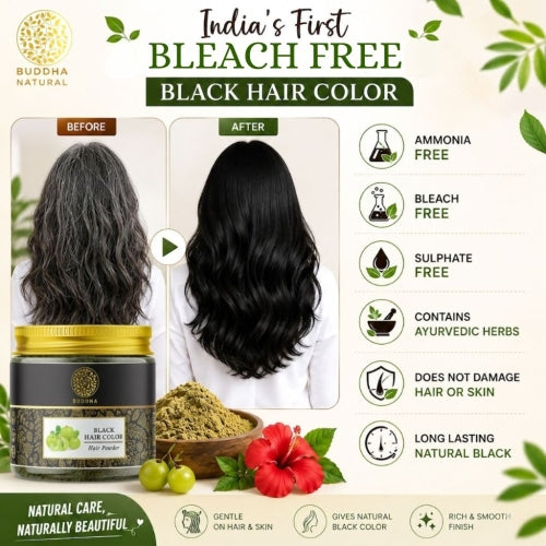 Buddha Natural Black hair Color Bleach Free