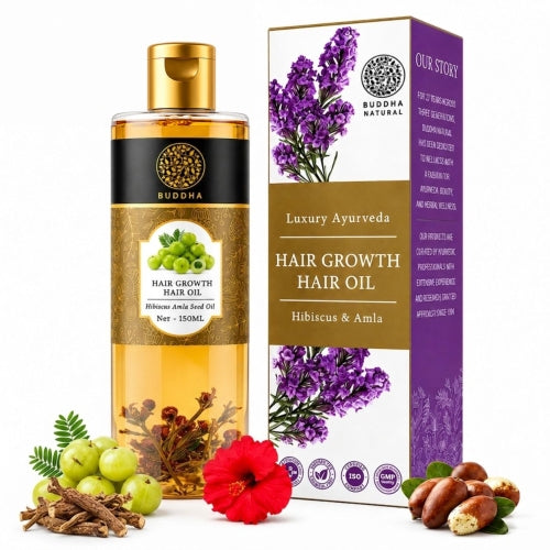 Buddha Natural Hair Growth Hair Oil Main Image
