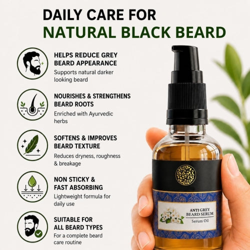 BUDDHA NATURAL ANTI GREY BEARD SERUM DAILY CARE