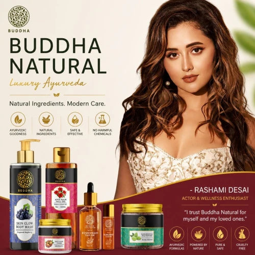 Rashami Desai approving Buddha Natural Anti Grey Hair Oil