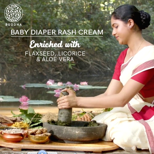 Buddha Natural Baby Diaper Rash Cream - made by Ayurvedic Expert 
