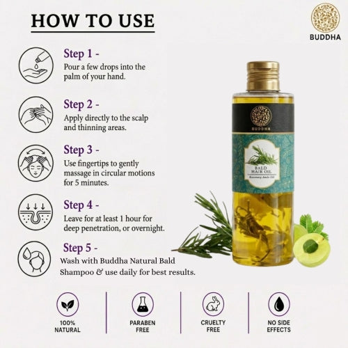 Bald Hair Oil How to Use