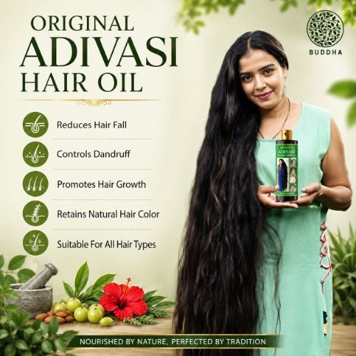 Benefits of Buddha Natural Adivasi Hair Oil 