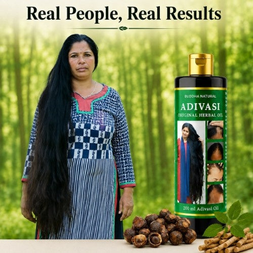 Buddha Natural Adivasi Hair Oil Original Female Testimonial 