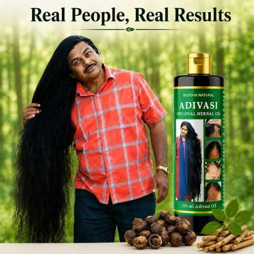 Buddha Natural Adivasi Hair Oil Original Male Testimonial  