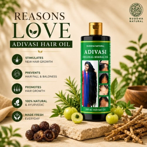 Reason to Love Buddha Natural Adivasi Hair Oil