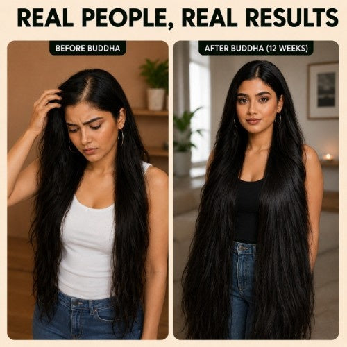 Buddha Natural Adivasi Hair Oil Female Testimonial 