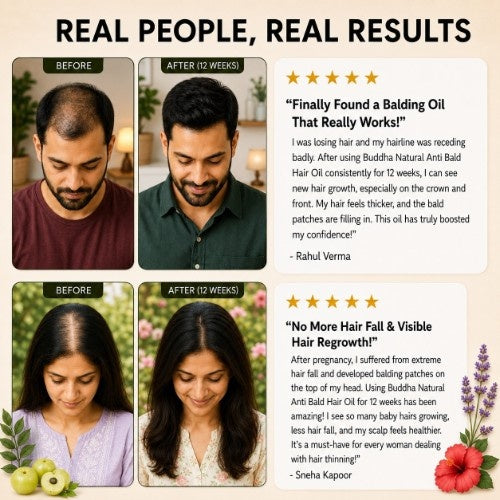 Testimonial Review of Buddha Natural Anti Bald Hair Oil 