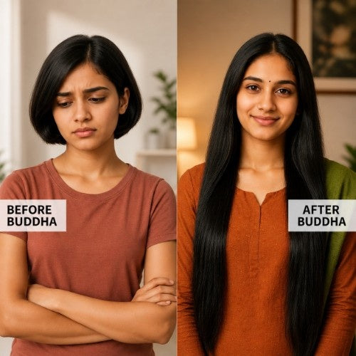 Buddha Natural Hair Regrowth Oil Female Testimonial 