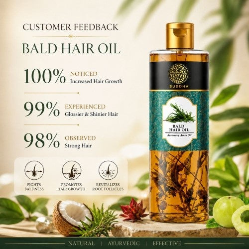 Buddha Natural Anti Bald Hair Oil Customer Feedback 