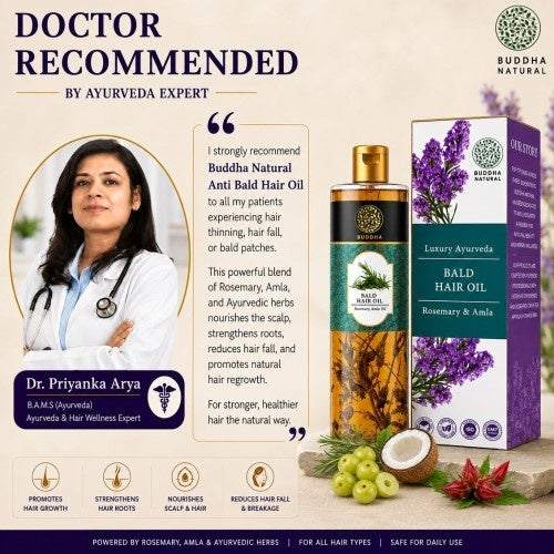 Dr. Priyanka Arya Buddha Natural Anti Bald Hair Oil 