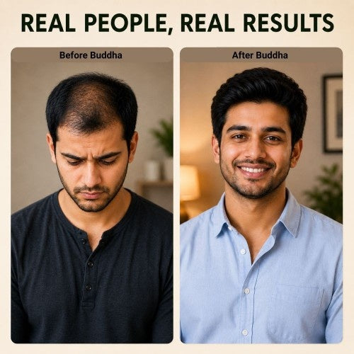 Buddha Natural Anti Bald Hair Oil Male Testimonial 