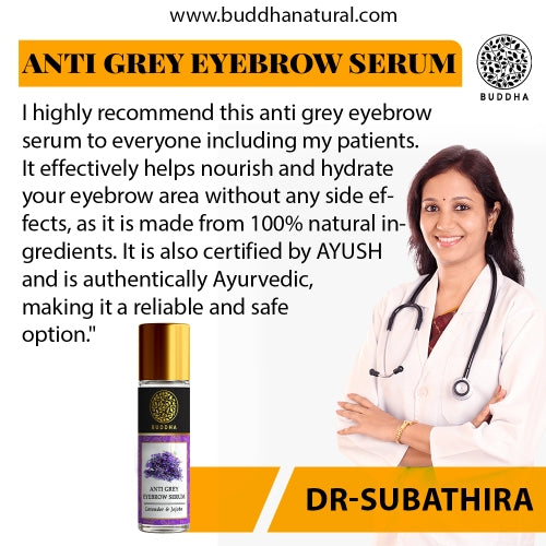 Buddha Natural Grey Eyebrow Serum Doctor Recommendation Image