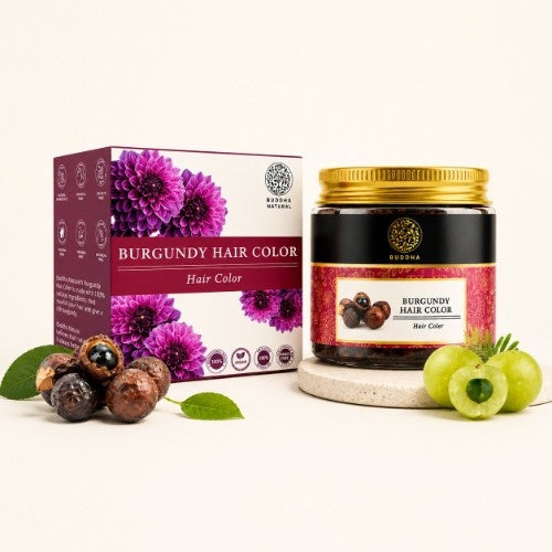 Buddha Natural Burgundy Hair Color Powder Main Image 