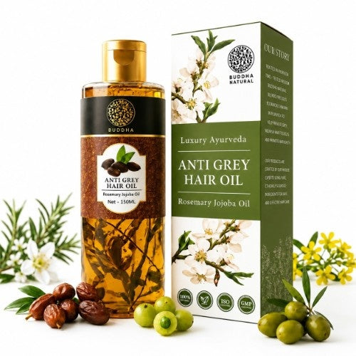 Buddha Natural Anti Grey Hair Oil Main Image 