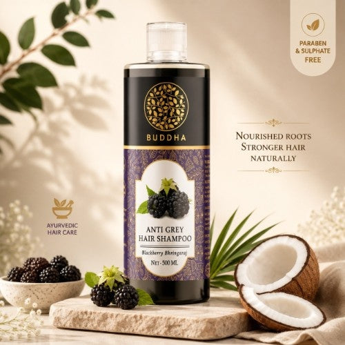 Buddha Natural Anti Grey Hair Shampoo 500ML Jumbo Pack 