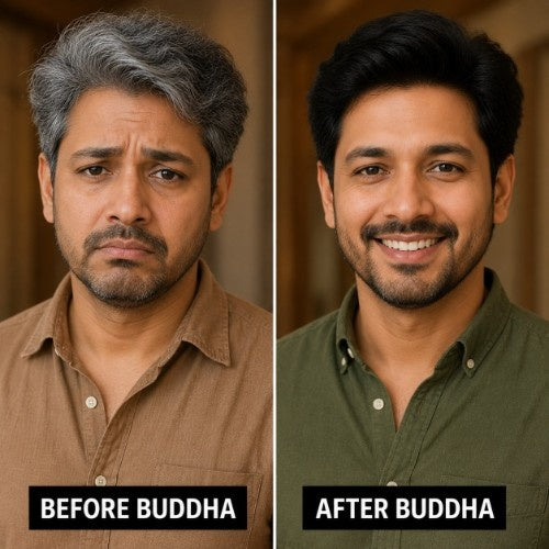 Buddha Natural Black Hair Color Powder Male Testimonial 