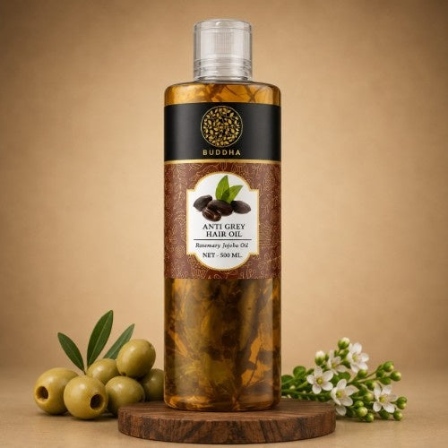 Buddha Natural Anti Grey Hair Oil - 500 ml pack