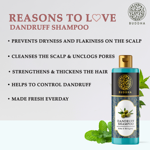 Buddha Natural Anti Dandruff Shampoo - reason to love