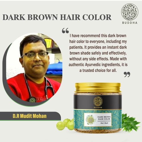 recommended by doctors for for Buddha Natural Dark Brown Hair Color